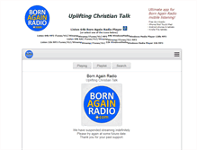 Tablet Screenshot of bornagainradio.com